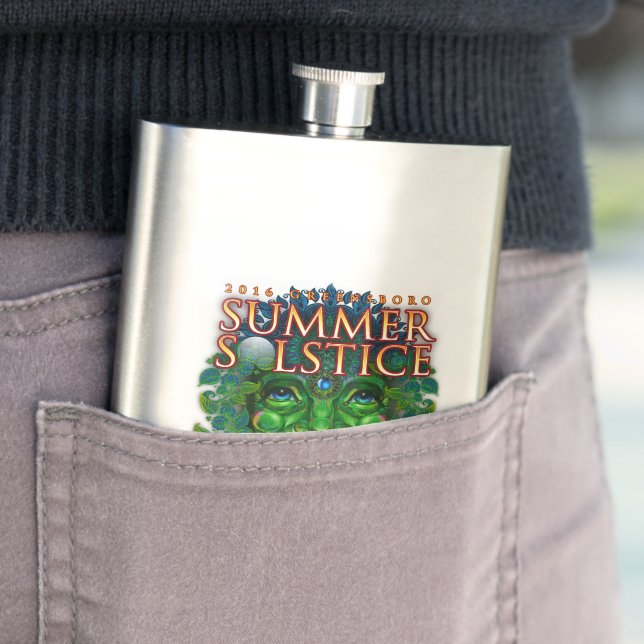 2016 Greensboro Summer Solstice Festival Keepsake Flask (In Situ)