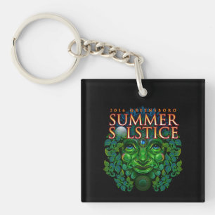 2016 Greensboro Summer Solstice Festival Keepsake Keychain