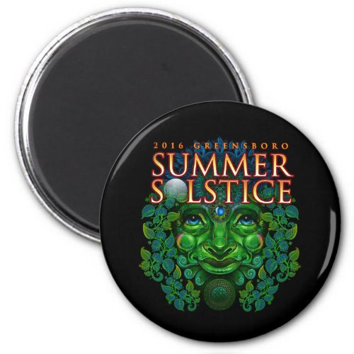 2016 Greensboro Summer Solstice Festival Keepsake Magnet