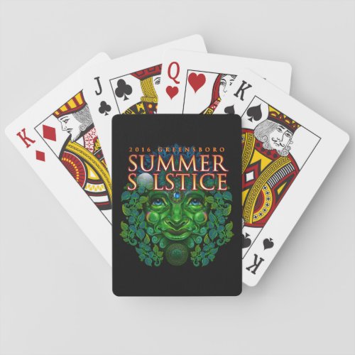 2016 Greensboro Summer Solstice Festival Keepsake Playing Cards