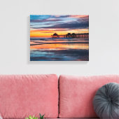 2016 HB Sunsets Calendar Cover Canvas Print (Insitu(LivingRoom))