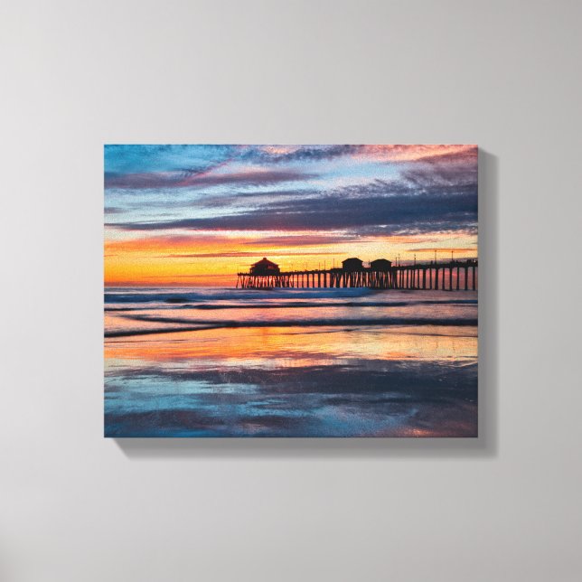 2016 HB Sunsets Calendar Cover Canvas Print (Front)