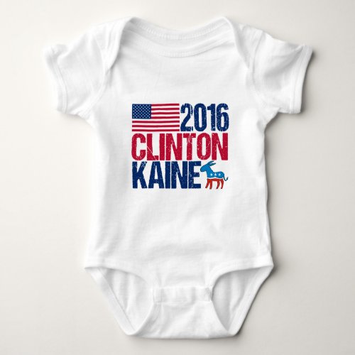 2016 Hillary Clinton Tim Kaine Baby Bodysuit