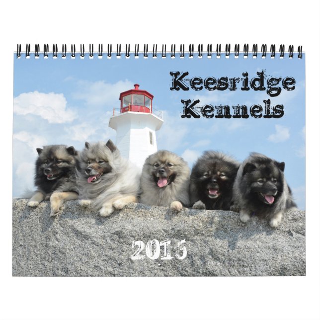2016 Keesridge Kennels Calendar (Cover)