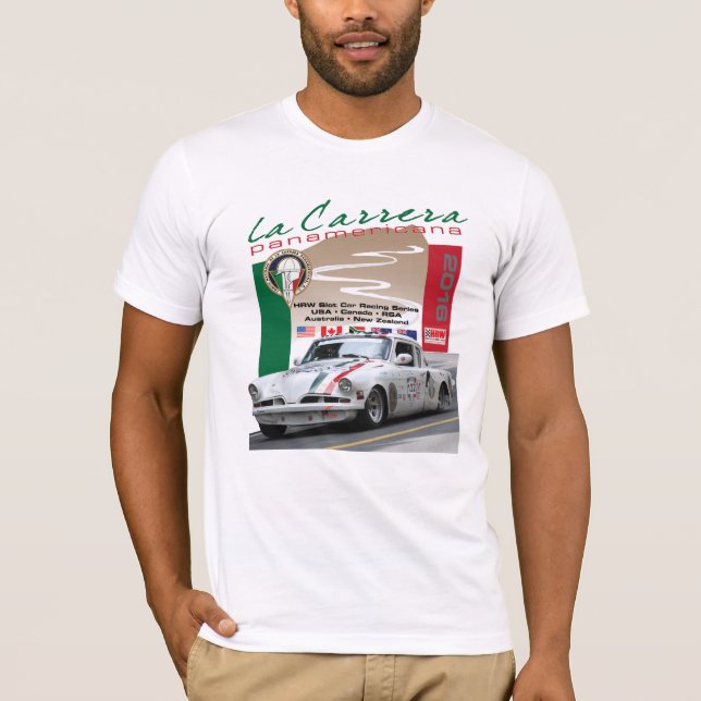 2016 La Carrera Panamericana Racing Series-Hawk T-Shirt (Front)