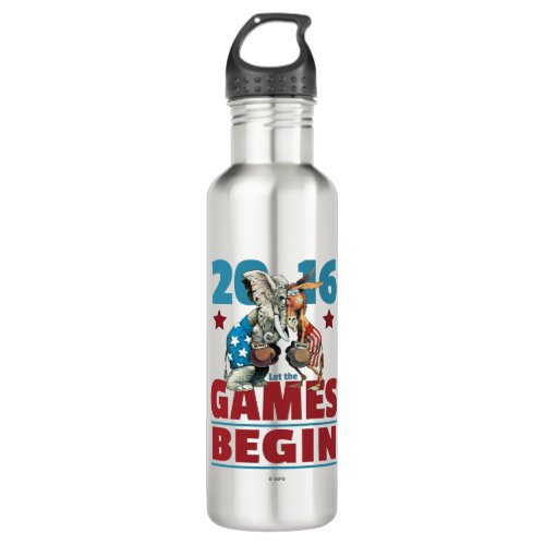 2016 _ Let the Games Begin Stainless Steel Water Bottle