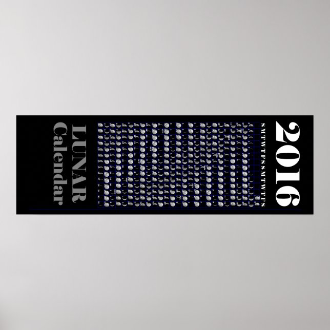 2016 Lunar Calendar Poster (Front)