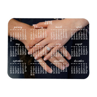 2016 Magnetic Calendar Photo Magnet