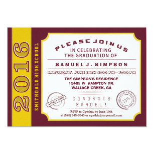 2016 graduation invitations zazzle