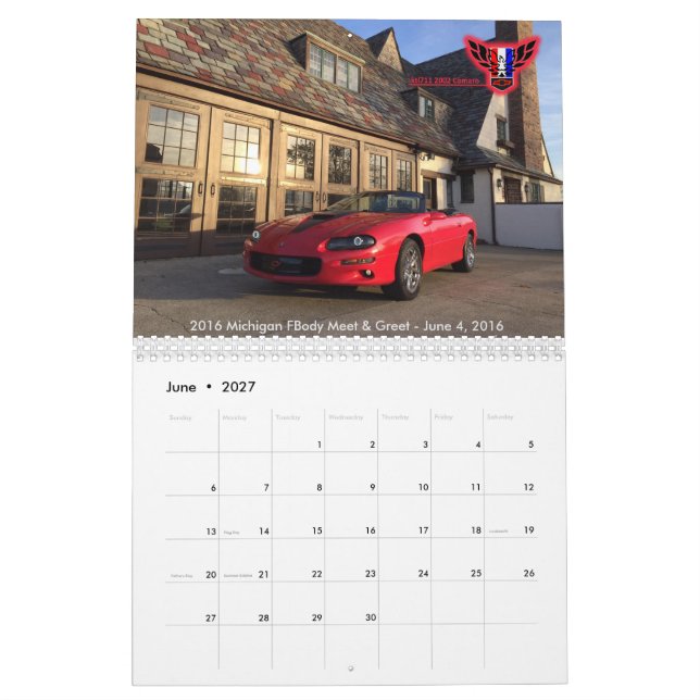 2016 MiFBody.com Calendar! Calendar (Jun 2027)