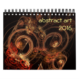 2016 Modern Abstract Art Calendar