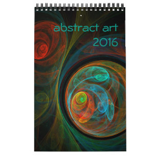 2016 Modern Abstract Art Calendar