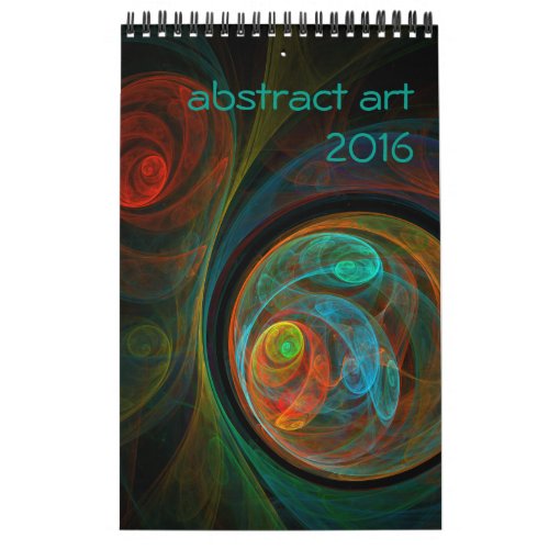 2016 Modern Abstract Art Calendar