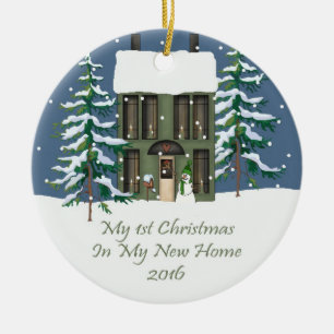 2016 My New Home Christmas Ceramic Ornament