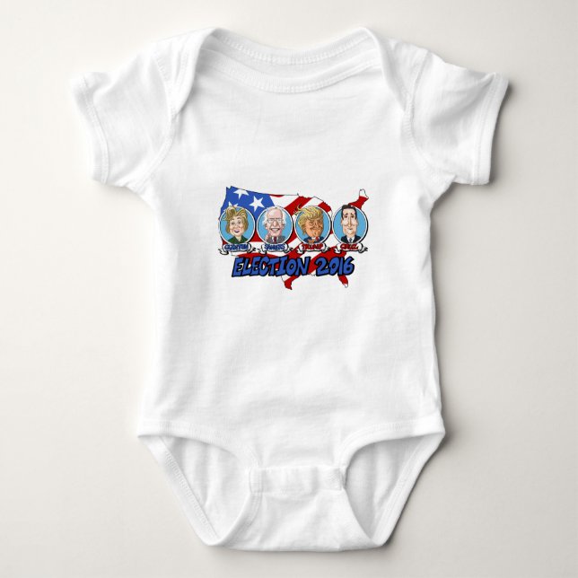 2016 Presidential Election Baby Bodysuit (Front)