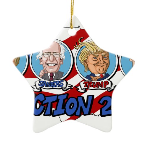 2016 Presidential Election Ceramic Ornament