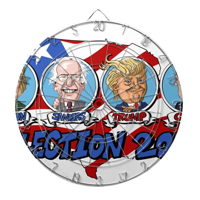2016 Presidential Election Dart Board (Front)
