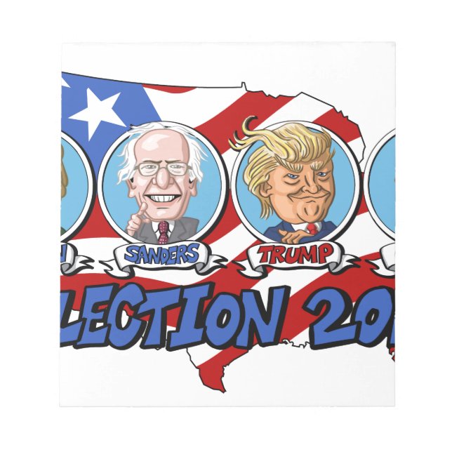 2016 Presidential Election Notepad (Front)