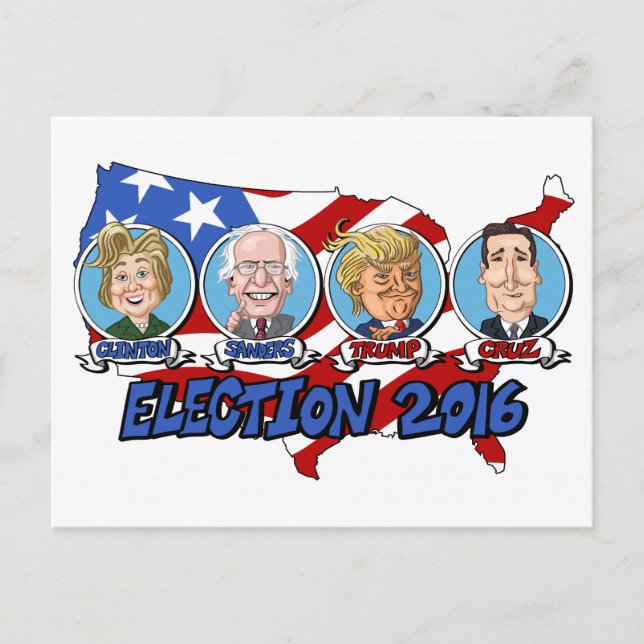 2016 Presidential Election Postcard (Front)
