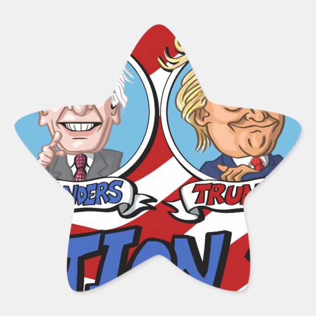 2016 Presidential Election Star Sticker (Front)