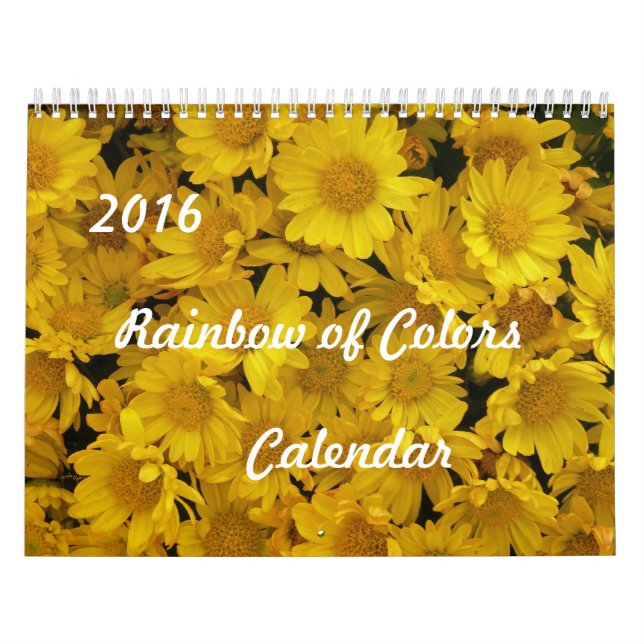 2016 Rainbow of Colors Calendar (Cover)