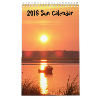 2016 Sun Calendar