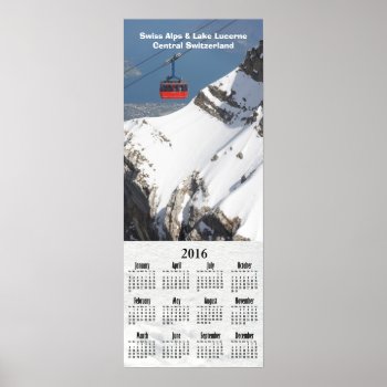 2016 Swiss Alps – Switzerland Poster Calendar by 4westies at Zazzle