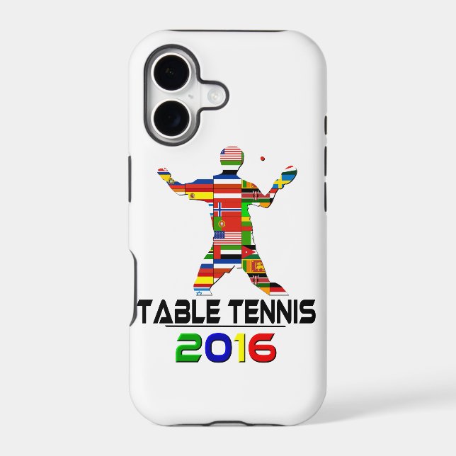2016: Table Tennis Case-Mate iPhone Case (Back)