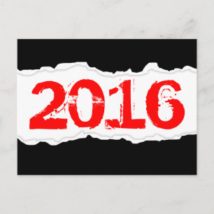 2016 (torn paper) postcard