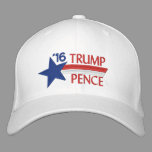 2016 Trump Pence Embroidered Baseball Cap
