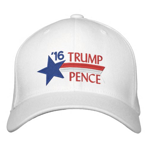 2016 Trump Pence Embroidered Baseball Cap