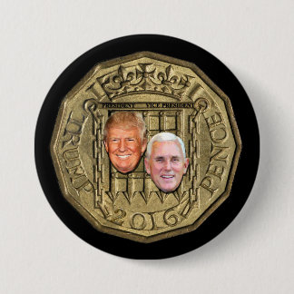 2016 Trump Pence Pinback Button