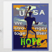 2016 US election Hillary Clinton hope Stronger Tog (Front/Back)