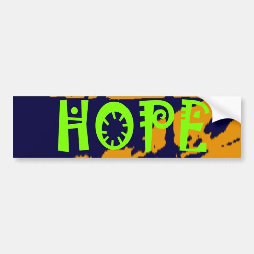 2016 US election Hillary Clinton hope Stronger Tog Bumper Sticker