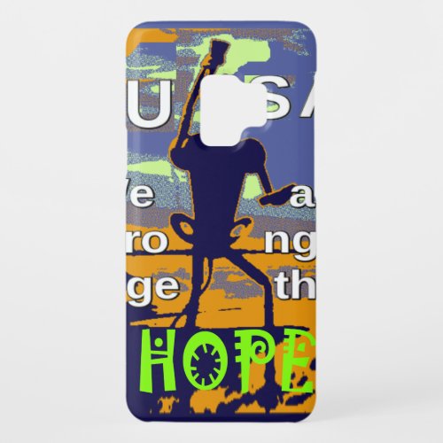 2016 US election Hillary Clinton hope Stronger Tog Case_Mate Samsung Galaxy S9 Case