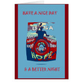 2016 USA Have a Nice Day Hillary Stronger Together (Front)
