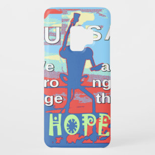 2016 USA Lovely Hillary Blue We Are Stronger Toget Case-Mate Samsung Galaxy S9 Case
