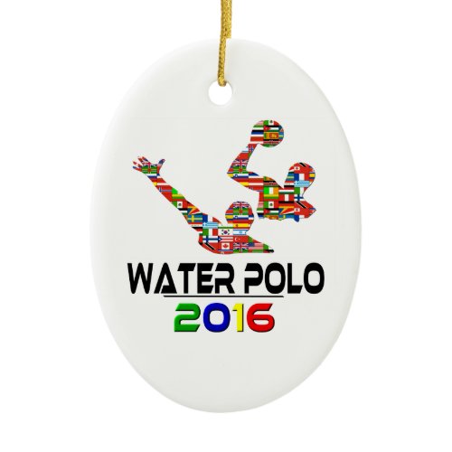 2016: Water Polo Ceramic Ornament