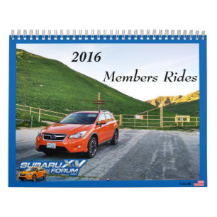 2016 www.subaruxvforum.com Calendar