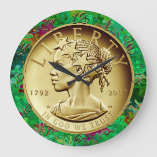  2017 American Liberty 225th Anniversary Gold Coin Large Clock