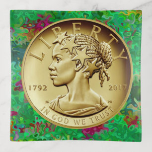 2017 American Liberty  Gold Coin  Trinket Tray
