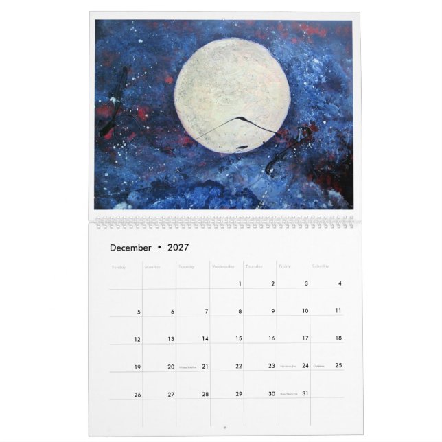 2017 Art Calendar by Diane Clement (Dec 2027)