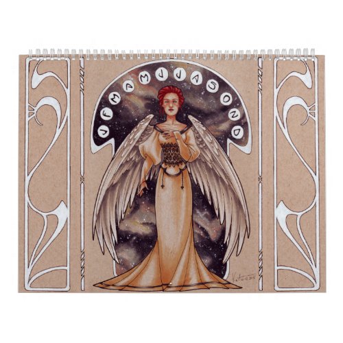 2017 Art Nouveau Ladies Calendar