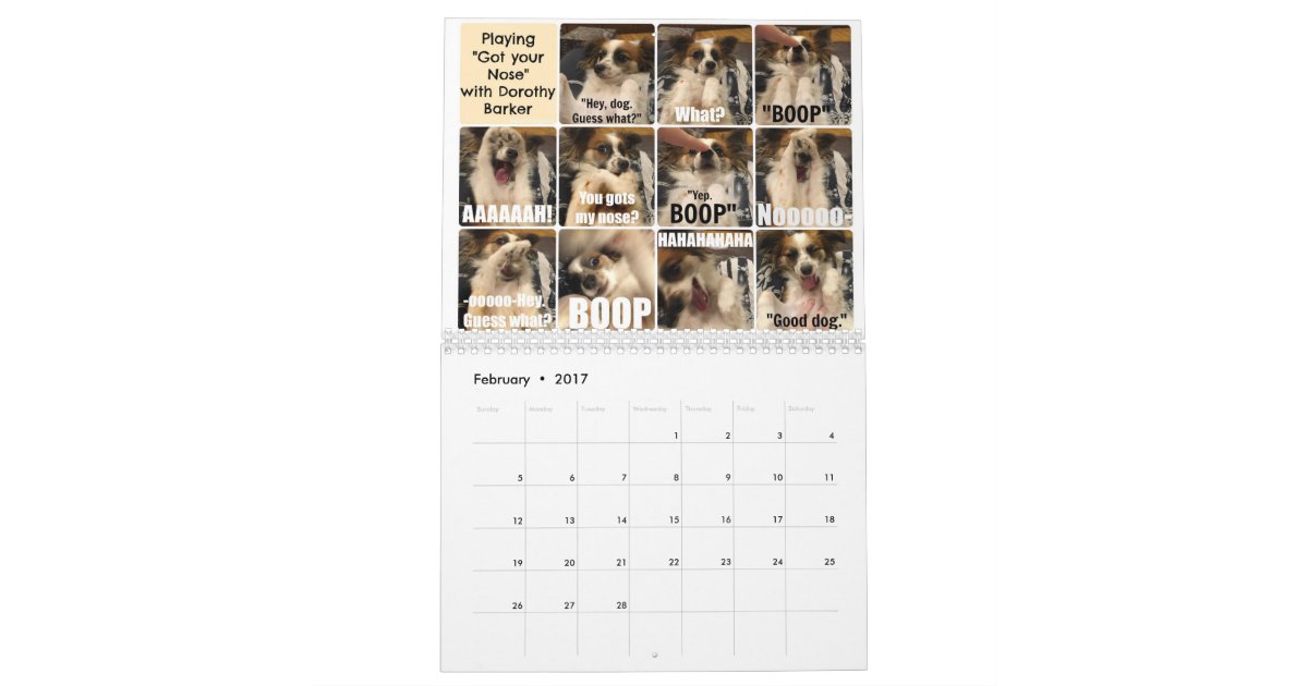 2017 Bloggess Calendar Zazzle