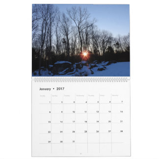 2017 Calendar - New Hampshire Nature by Traci York
