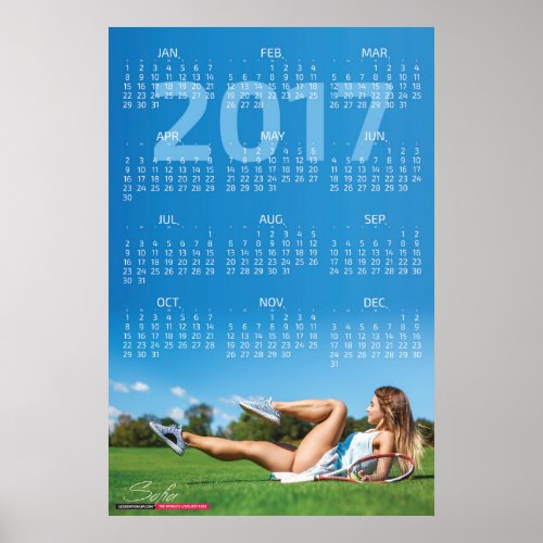 2017 Calendar Poster