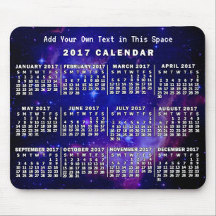 2017 Calendar (See Description for New Version) Mouse Pad