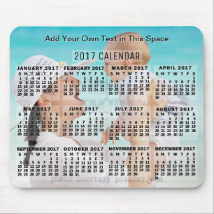 2017 Calendar (See Description for New Version) Mouse Pad