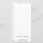 2017 calendar template Rack Card (Back)