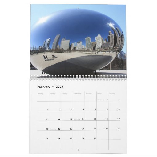 2017 Chicago Calendar Zazzle